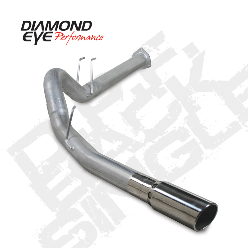 Ford F250 Performance Exhaust - Diamond Eye Performance - DPF Back Single SS - Stainless Steel - `11-`14